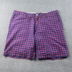 TBM Tessitura Bruno Marcora Shorts Men L Multi Color Plaid Pockets Preppy Resort